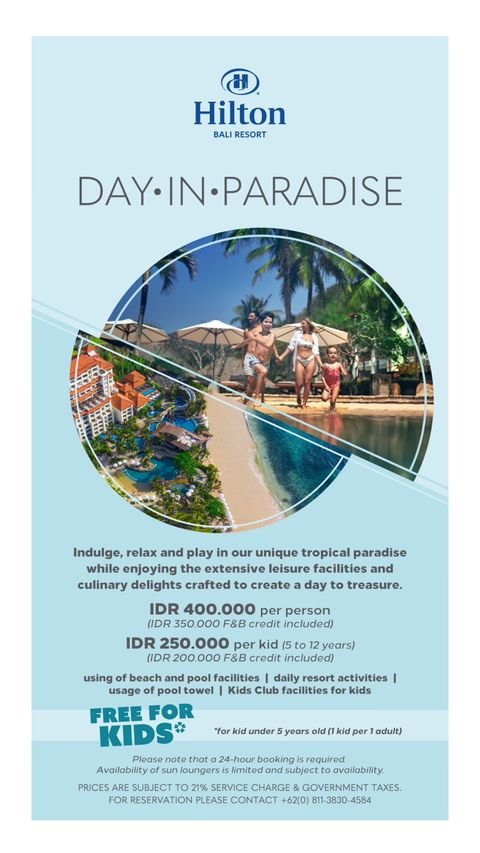 Resort Day Pass in Bali